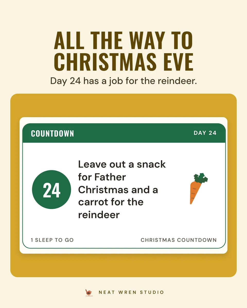 Christmas Countdown Calendar: christmas eve