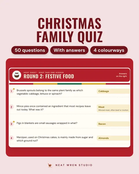 Christmas Family Quiz