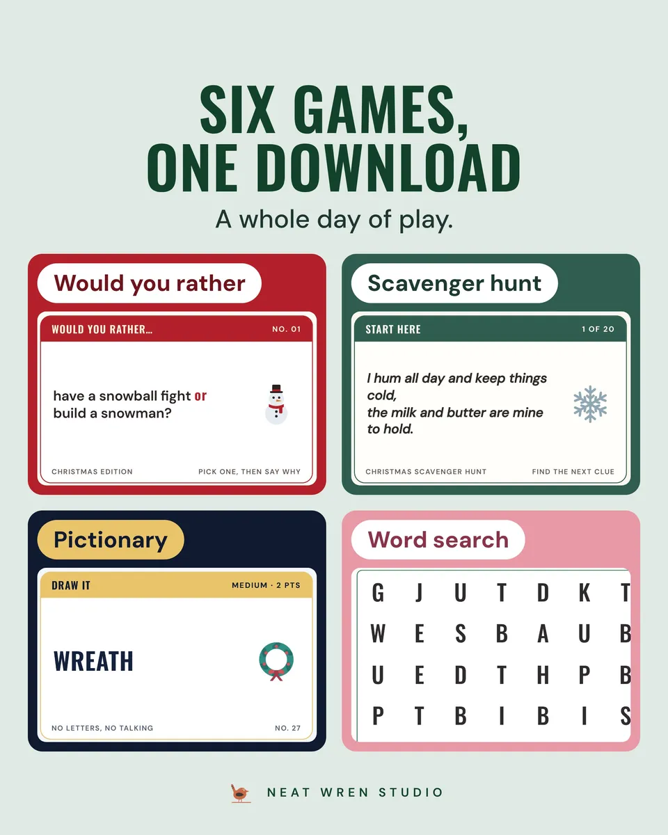 Christmas Games Bundle US Edition: six games
