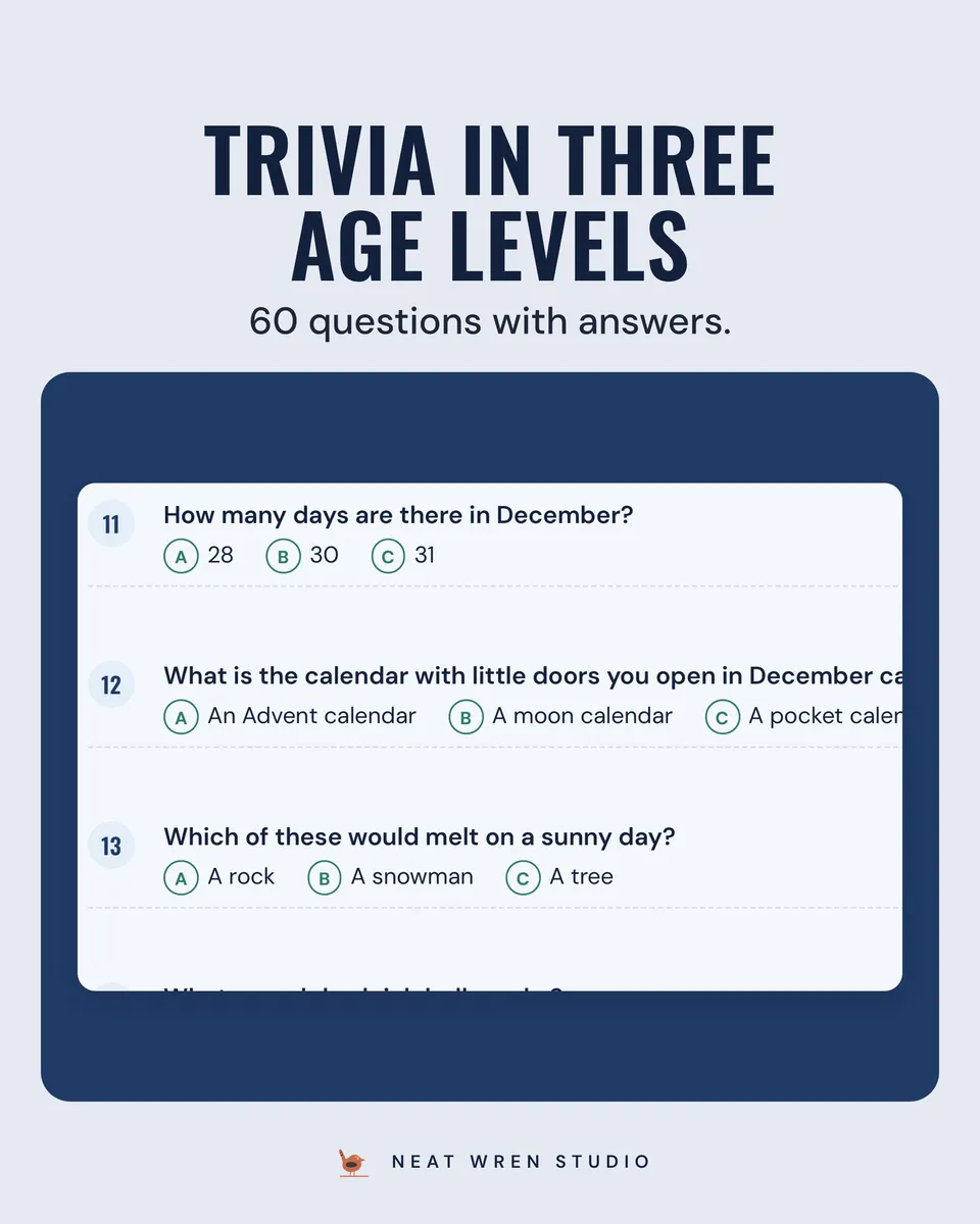 Christmas Games Bundle US Edition: kids trivia
