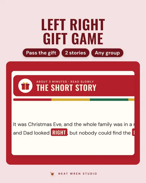 Christmas Left Right Game