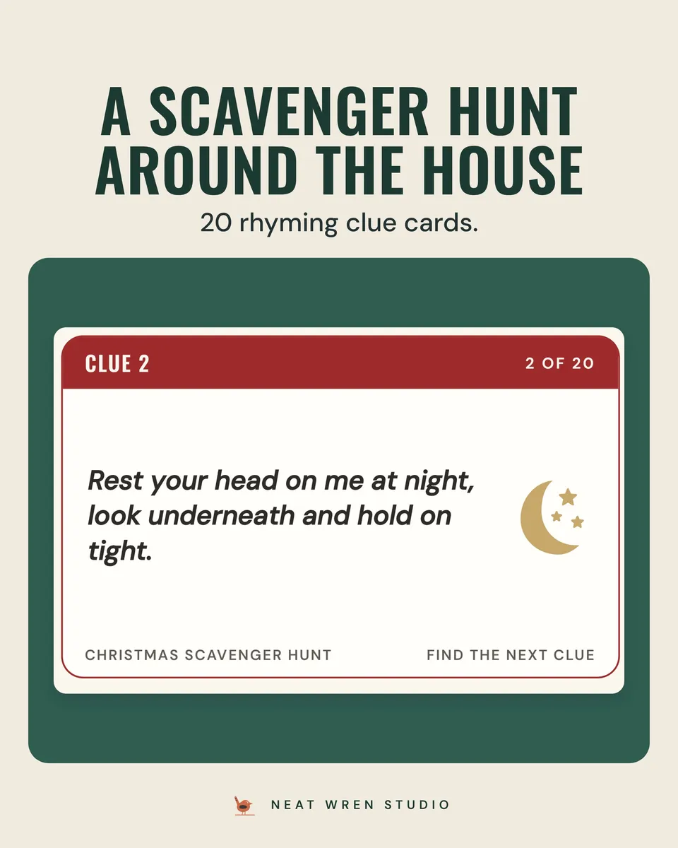 Christmas Party Games Bundle: scavenger hunt