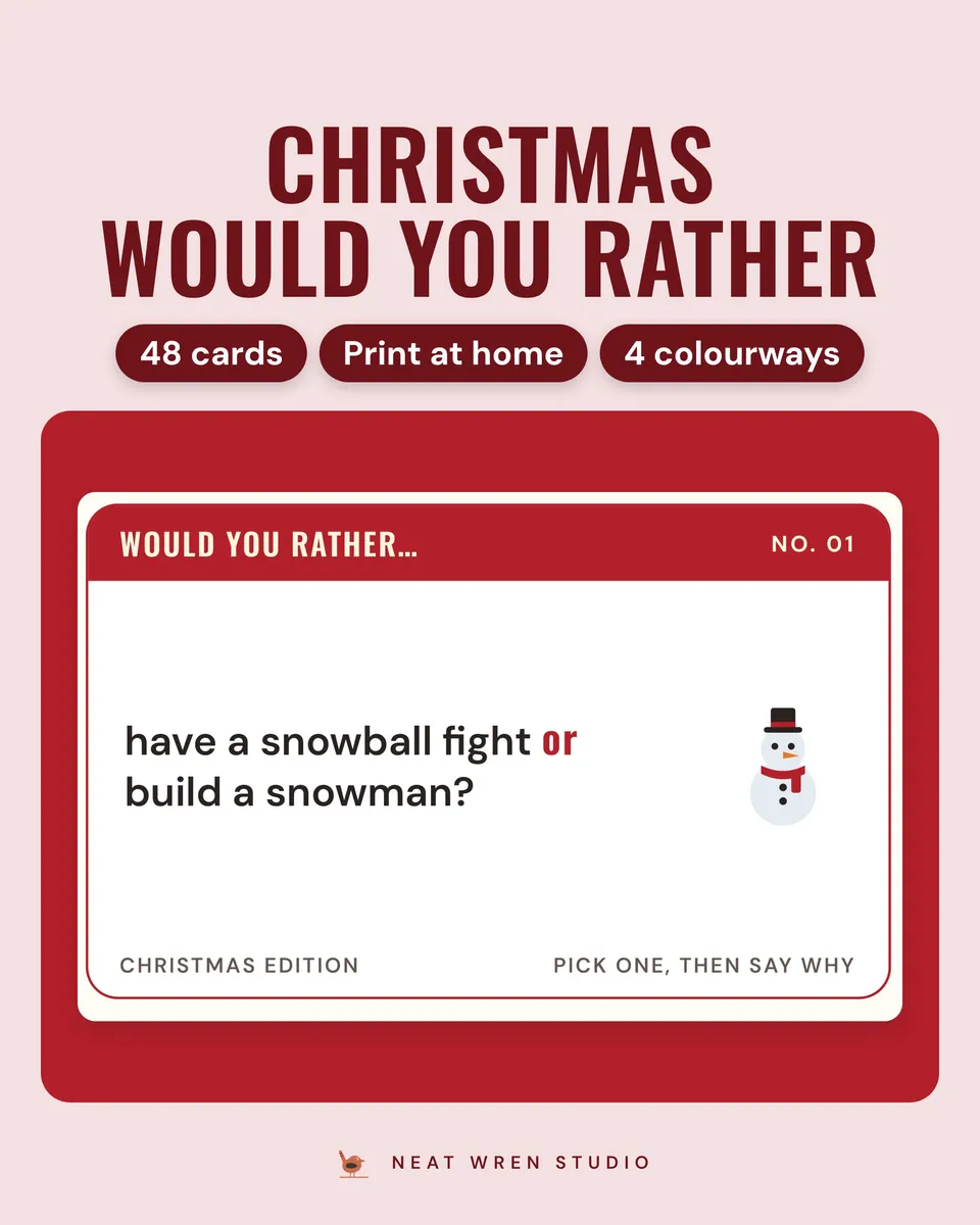 Christmas Would You Rather