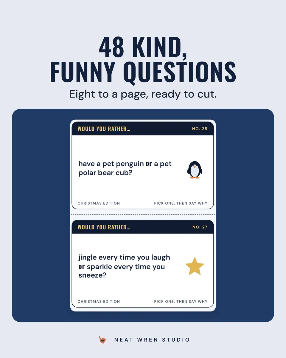 Christmas Would You Rather: forty eight