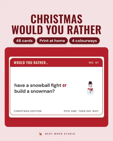 Christmas Would You Rather