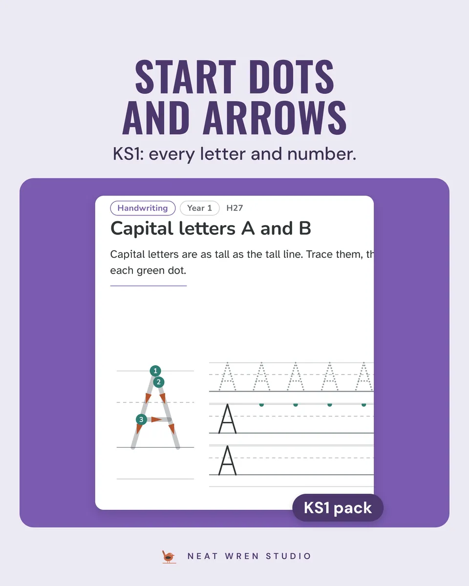 KS1 and KS2 Worksheets Bundle: handwriting