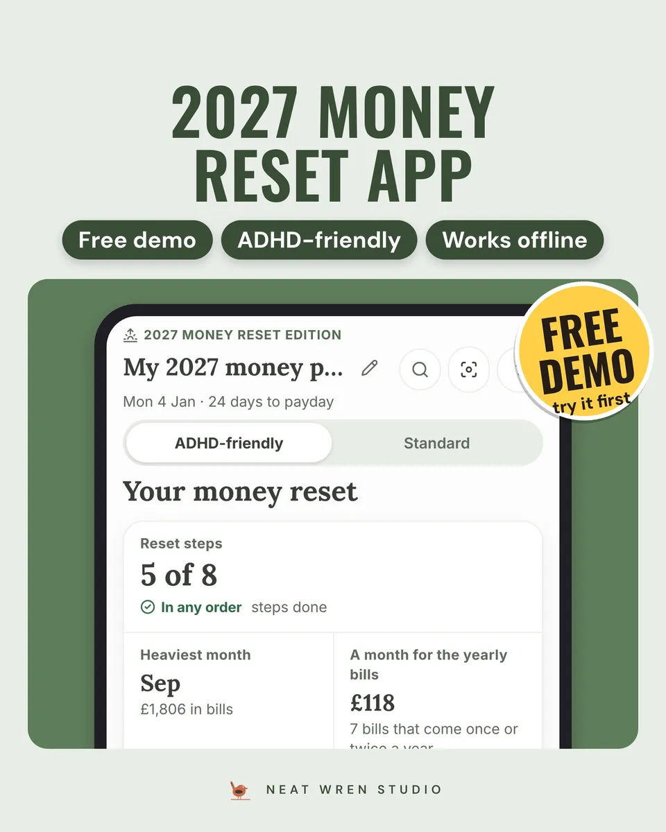 Calm Money: 2027 Money Reset