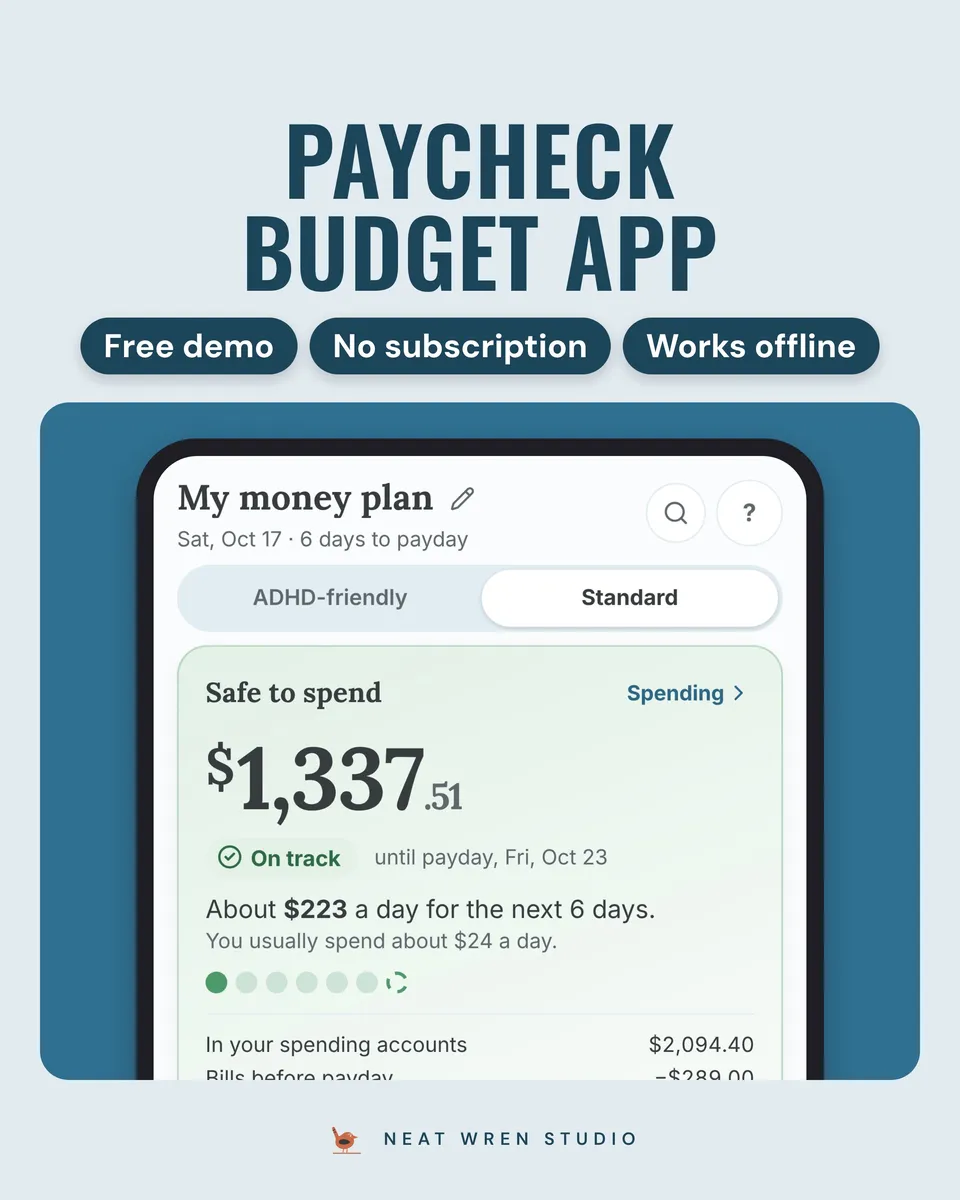 Paycheck Budget App